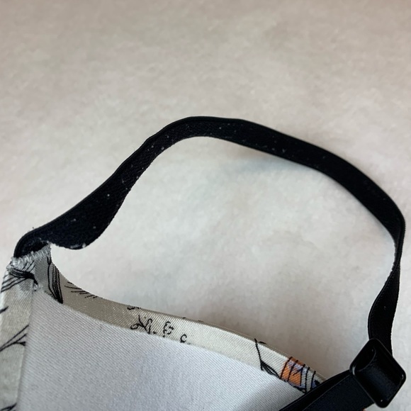 White Butterfly Patterned Gap Body Bra - Picture 5 of 5